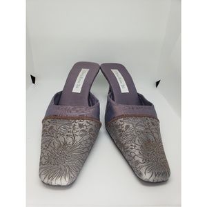 Olivia Rose Tal Slip-On Kitten Heels Brown